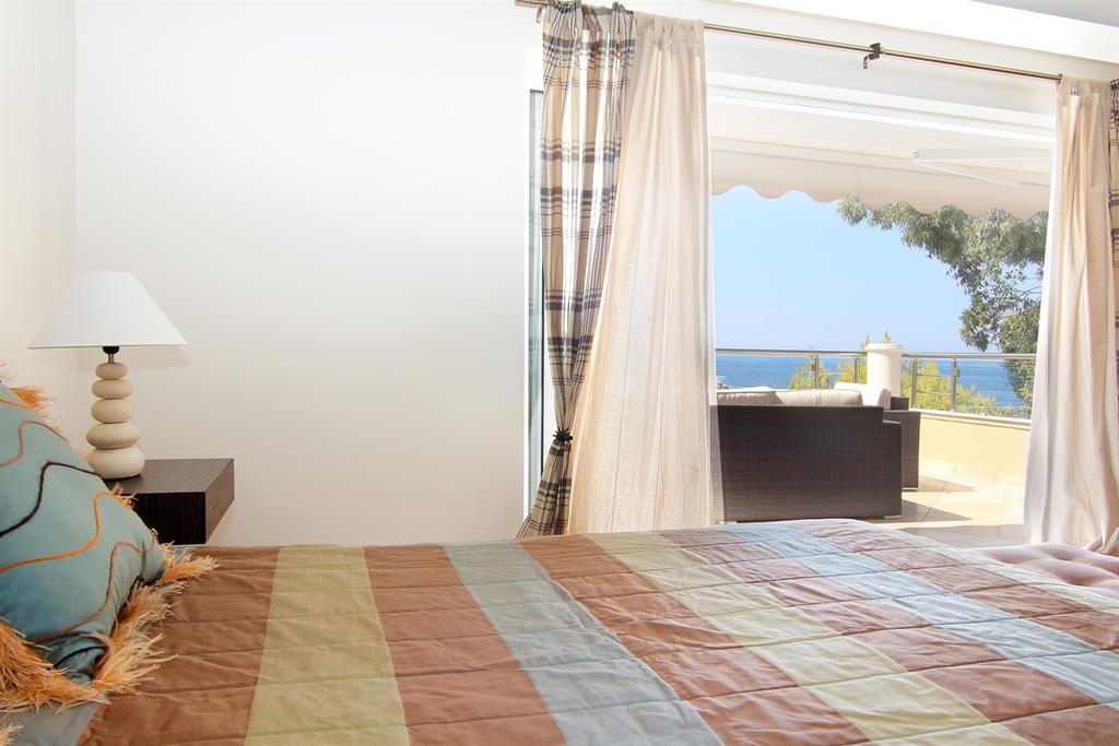 Luxury Villa Sea Melody Palaia Fokaia Bagian luar foto